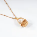 Copper Alloy Freshwater Pearl Necklace