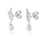 925 Silver Lab-Grown Diamond Earrings