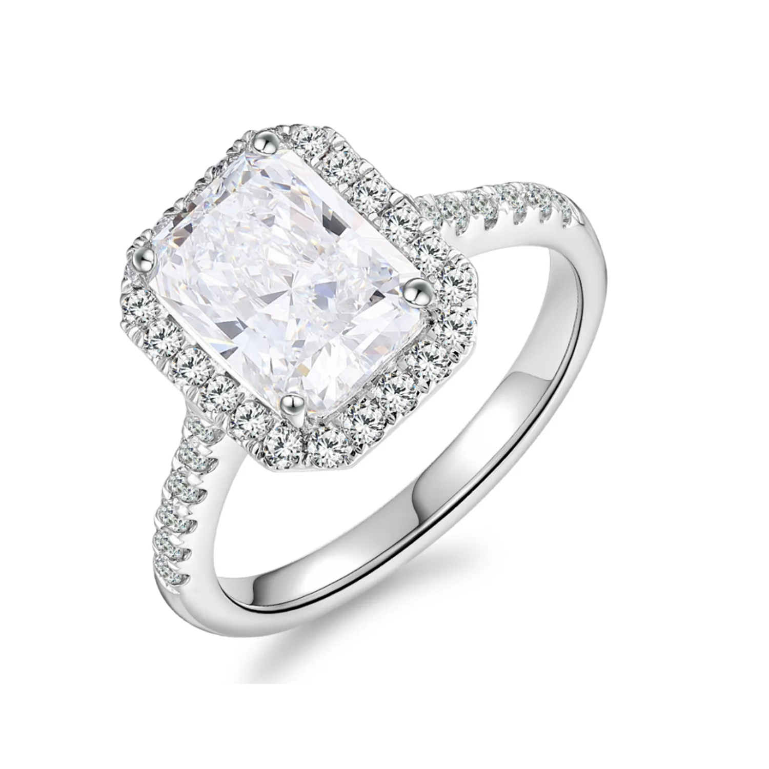 4 PT950 Lab-Grown Diamond Ring - Image 1