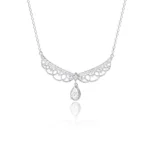 925 Silver Lab-Grown Diamond Necklace