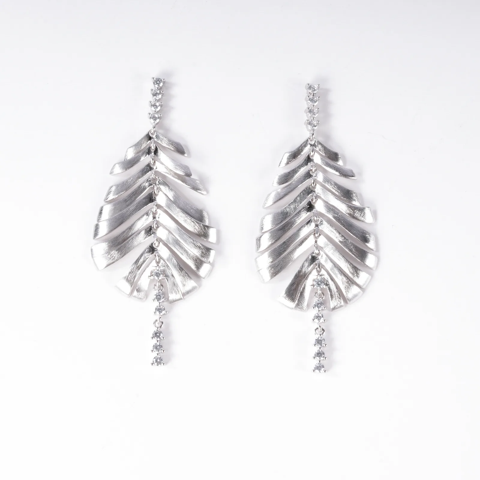 5e59d78749434b01a8aaed32f36d7ffe Copper Alloy Zircon Earrings - Image 1