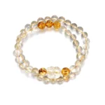 5-10+ Yellow Phantom Quartz & Citrine Bracelet