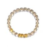 Flower Amber & Citrine Bracelet