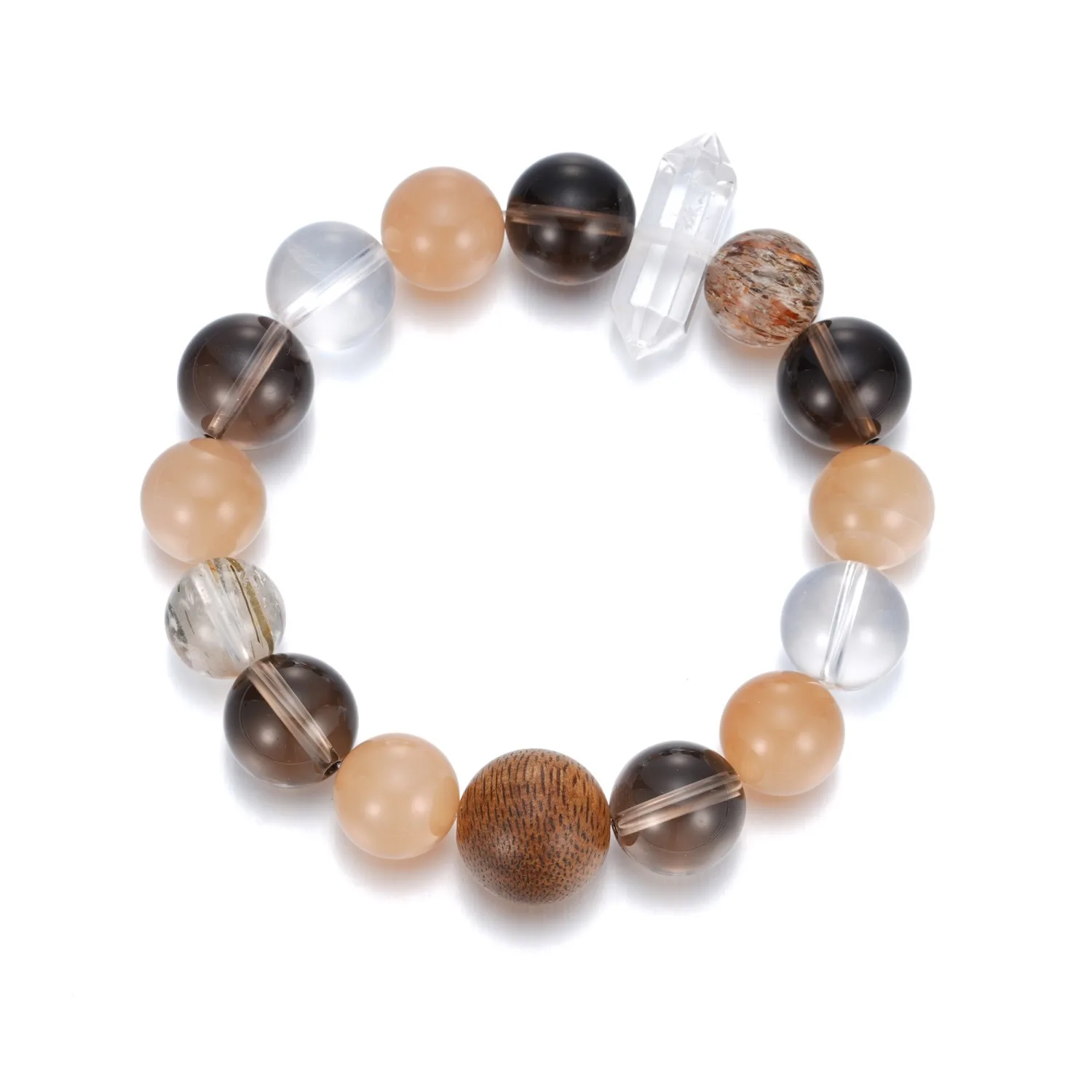 A00 (1) Multi-Gemstone Crystal Beaded Bracelet - Image 1