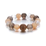 Multi-Gemstone Crystal Beaded Bracelet - Image 2