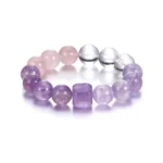 Amethyst & Rose Quartz Bracelet - Image 2