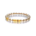 Flower Amber & Citrine Bracelet - Image 2
