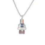 Stainless Steel Acrylic Necklace