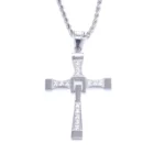 Stainless Steel Zircon Necklace