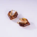 Stainless Steel Resin Earrings - Image 2