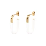 Stainless Steel Enamel Earrings - Image 2