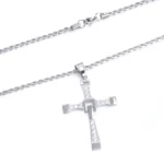 Stainless Steel Zircon Necklace - Image 2