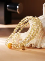 Silver Jewelry Amber & Citrine Bracelet - Image 3