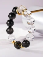 Multi-Gemstone Crystal Beaded Bracelet - Image 3