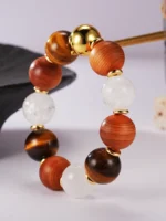Multi-Gemstone Crystal Beaded Bracelet - Image 3