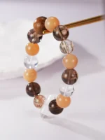 Multi-Gemstone Crystal Beaded Bracelet - Image 3