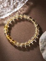 Flower Amber & Citrine Bracelet - Image 3