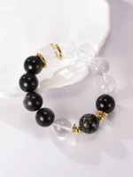 Multi-Gemstone Crystal Beaded Bracelet - Image 4