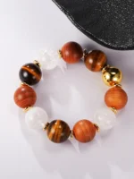 Multi-Gemstone Crystal Beaded Bracelet - Image 4