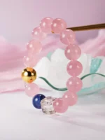 Rose Quartz Beaded Bracelet - Image 4