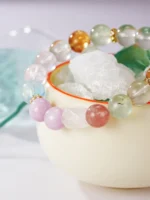 Multi-Gemstone Crystal Beaded Bracelet - Image 5