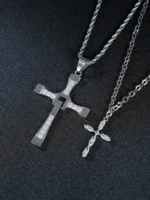 Stainless Steel Zircon Necklace - Image 3
