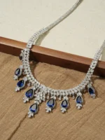 925 Silver Lab-Grown Sapphire Set - Image 3