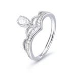 925 Silver Lab-Grown Diamond Ring