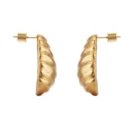 Copper Brushed Earrings