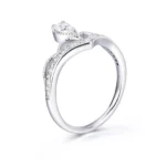 925 Silver Lab-Grown Diamond Ring - Image 2