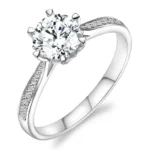 PT950 Lab-Grown Diamond Ring