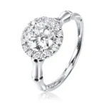 PT950 Lab-Grown Diamond Ring