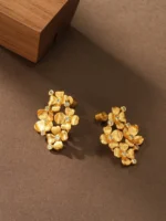 Copper Alloy Zircon Earrings - Image 2