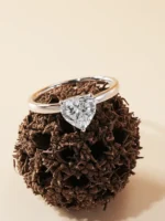 PT950 Lab-Grown Diamond Ring - Image 4