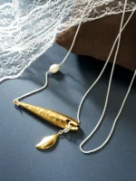 Copper Alloy Freshwater Pearl Necklace - Image 4