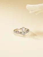 925 Silver Lab-Grown Diamond Ring - Image 4